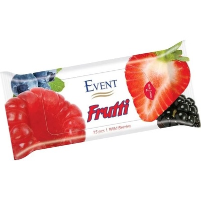 Event Влажни кърпи за ръце Event Frutti - Wild berries, 15 броя (2EV04FRF0102BR015A)