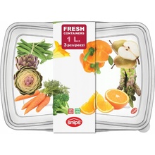 Snips 19218SN set 3 Fresh nádoby obdĺž s dekorom 1 l