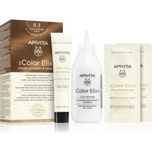 Apivita My Color Elixir farba na vlasy bez amoniaku 8.3 Light Blonde Gold