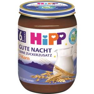 HiPP Био Млечна каша Лека нощ 7 зърна 190 гр. - 6+ месеца