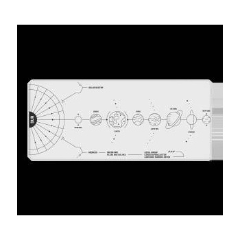 Dark Project Геймърски пад Dark Project - Terra Nova White XL