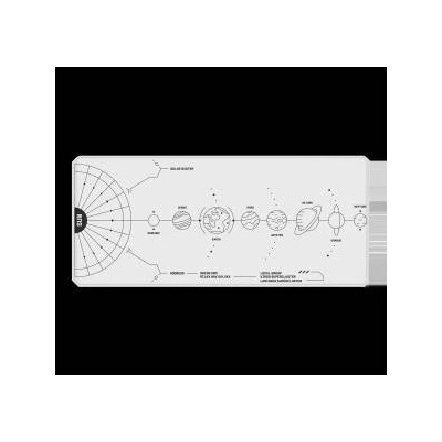 Dark Project Геймърски пад Dark Project - Terra Nova White XL