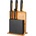 Fiskars Комплект ножове Functional Form New с бамбукова поставка, 5 броя (FS 1057552)