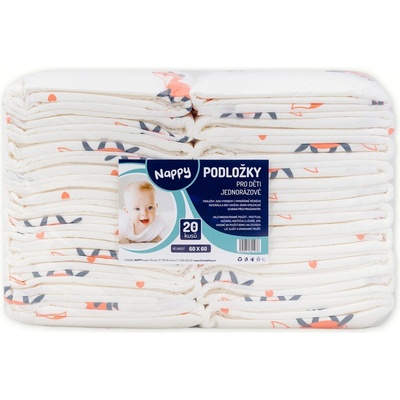 Přebalovací podložky NAPPY 60 X 60 cm 20 ks – Zboží Dáma