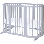 Ingvart Трансформиращо легло 9 в 1 Ingvart - Smart, 60 x 72/60 x 120/60 x 168 cm, сиво (I-2859601) - baby