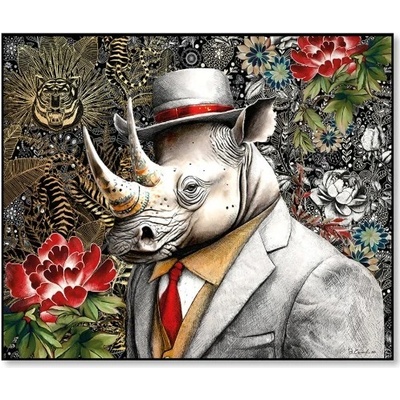 EGAN Obraz HUMAN ESSENCE NOSOROŽEC „Síla“ – 60×50 cm