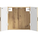 vidaXL Кабинет за дартборд HAARLEM Дъб артизан 52, 5 x 10, 5 x 53, 5 см (896894)