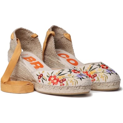 TONI PONS Castell Wedge Espadrilles - Beige (Dalia)