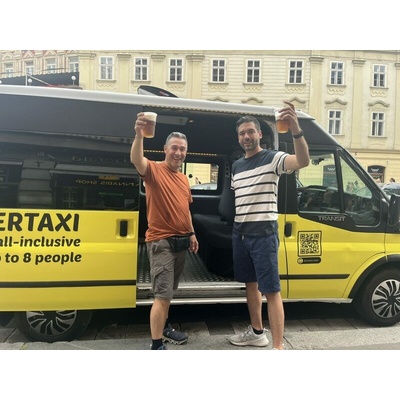 Beertaxi v Praze s neomezenou konzumací piva