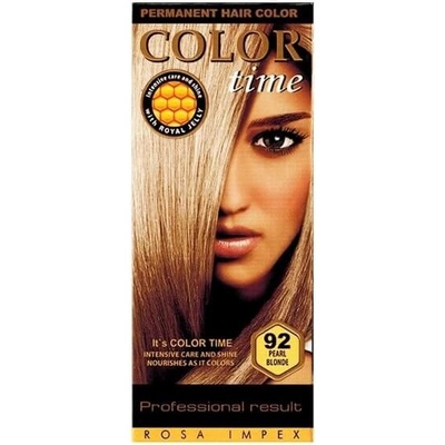 Color Time dlouhotravající barva na vlasy 92 perleťová blond