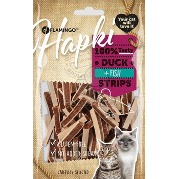 Image 1 of Flamingo Snacks Hapki Strips храна за котки 85 г