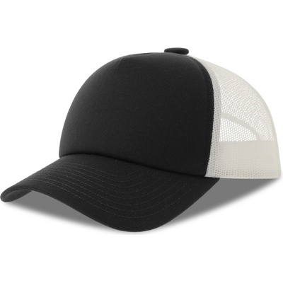 Atlantis Headwear Record-S 5 panelová Trucker COT33026300299-black Černá