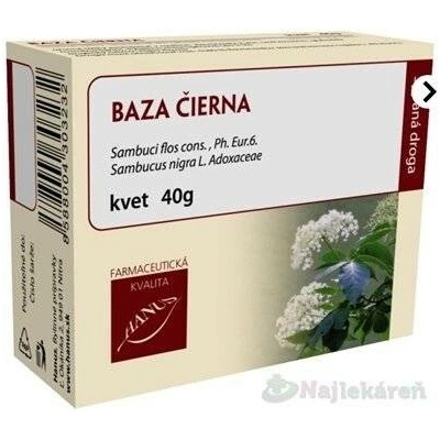 Hanus bez černý květ čaj 40 g