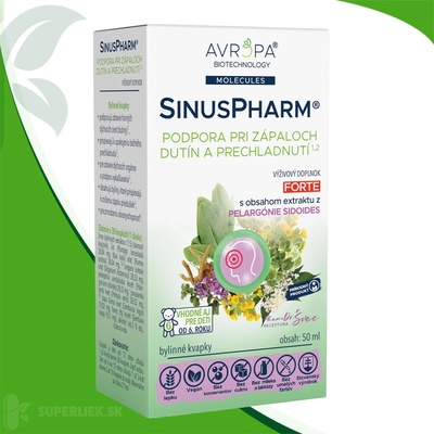 Avropa SinusPharm Forte bylinné kvapky 50 ml