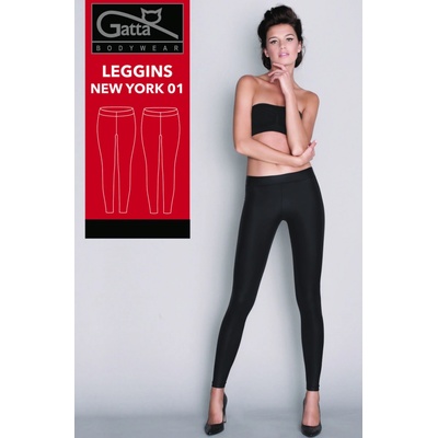 Gattalegíny NEW YORK 01 BODYWEAR černé