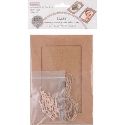 Girlanda Fotorámečky 10x15cm, 8ks – Hledejceny.cz