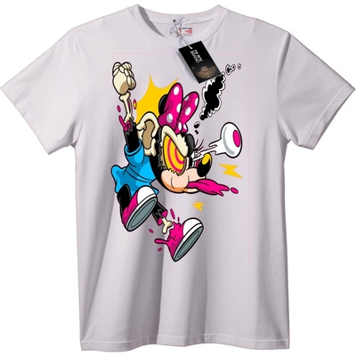 NOONEBRAND Тениска Urban Minnie Mouse - 7XL, Black