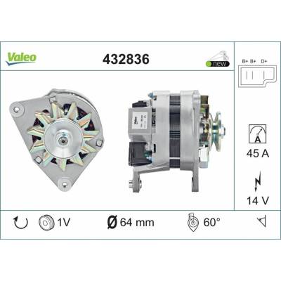 Alternátor VALEO 432836