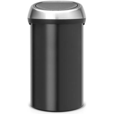 Brabantia Кош за смет Brabantia - Touch Bin, 60 l, Matt Black (647251)
