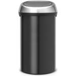 Brabantia Кош за смет Brabantia - Touch Bin, 60 l, Matt Black (647251)