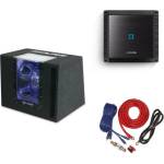 Alpine Комплект Alpine SBG-1224BP Subwoofer Bandpass 30 см (12", 2 ома) + S2-A60M моноусилвател + комплект кабели 10мм2 (S2A60MSBG1224BP) Автоколони