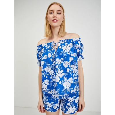 orsay Синя дамска блуза на цветя ORSAY Orsay | Sin | ЖЕНИ | XS
