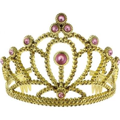 Korunka pro princeznu Zlatá s kamínky