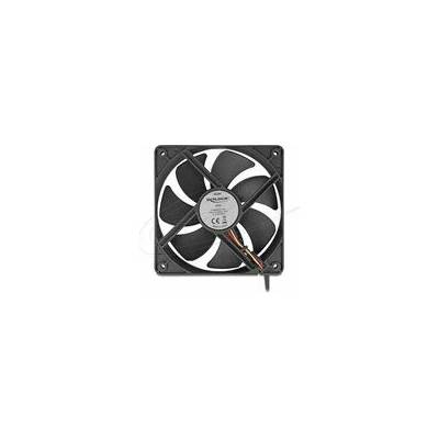 Delock Axial Fan 24 V DC 120 x 120 x 25 mm Black 67303