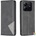 Xiaomi Redmi Note 14 4G Rhombus Texture Magnetic Wallet Кожен Калъф и Протектор