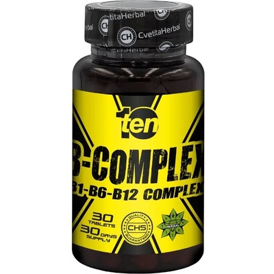 Cvetita Herbal 10/ten B-Complex, 30 таблетки, Cvetita Herbal
