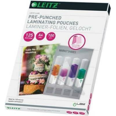 Laminovací fólie "Standard", lesklá, pro kroužkové a pákové pořadače, 125 micron, A4, LEITZ – Hledejceny.cz