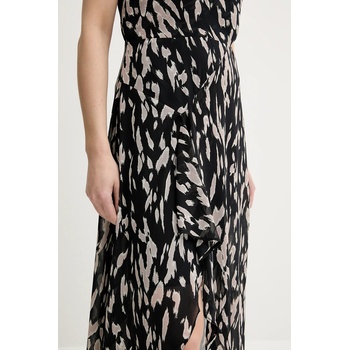 Morgan Рокля Morgan REMA1 в черно дълга със стандартна кройка REMA1 (REMA1)