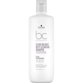 Schwarzkopf BC Bonacure Clean Balance Deep Cleansing Shampoo 1000 ml