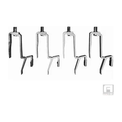 Bosch FKA3 - Комплект 4 броя крепежни елементи за монтаж върху керемиден покрив на Bosch SOLAR 4000 (8718531023)