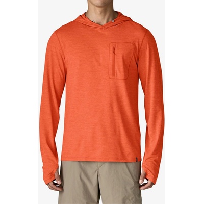 Patagonia Sun Hoodie Cap Cool Sun Hoody coal orange light coal orange x-dye