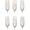 Crystalex Bohemia Skleničky na šampaňské 6 x 190 ml