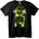 NOONEBRAND Тениска Зелена енергия Аниме - 2XL, Black