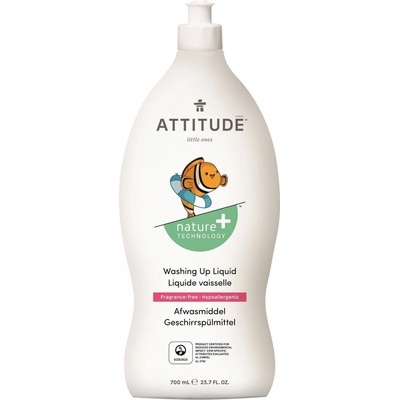 Attitude prípravok na umývanie riadu pre deti bez vône 700 ml