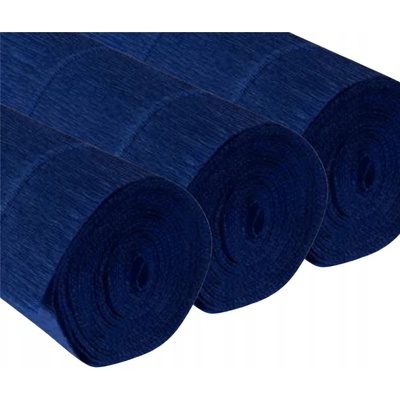Taliansky krepový papier tmavomodrý 50x250 180g Cartotecnica Rossi na kvety 555