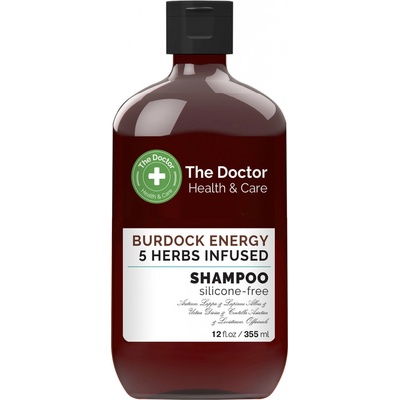 The Doctor Burdock Energy šampón proti padaniu vlasov 355 ml