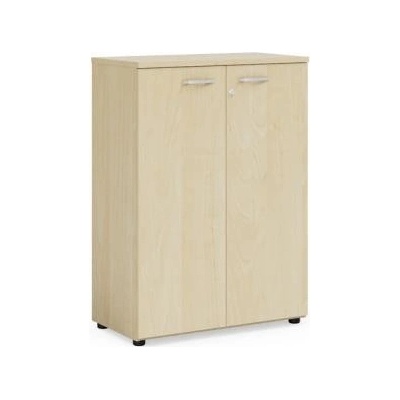 Economy Policová skriňa BASIC, so zámkom, 80x40x111,7cm, breza