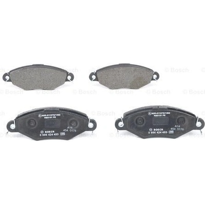 BOSCH Sada brzdových platničiek kotúčovej brzdy 0986424453