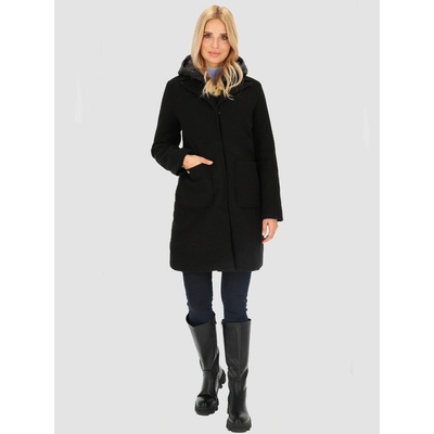 Perso Woman's Stylish women's insulated fleece jacket čierna