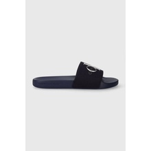 Pantofle Calvin Klein Jeans SLIDE MONOGRAM CO pánské tmavomodrá YM0YM00061