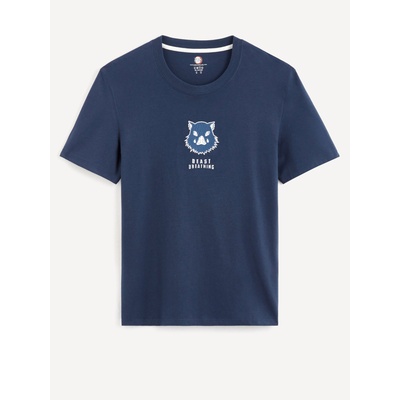 Celio Тъмносиня мъжка тениска с щампа Celio Demon Slayer Celio | Sin | МЪЖЕ | XXS