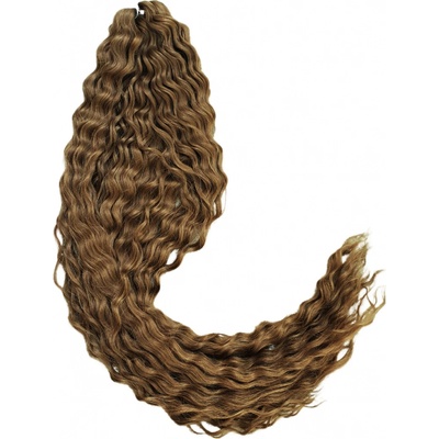 Ariel brčky kučeravé Crochet Braids hnedé #6: 75cm 300g