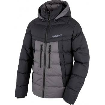 HUSKY Мъжко пухено яке Durra, черно/сиво (hsk-HT0-0535)