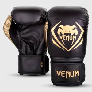 Venum | Официален Вносител за България Боксови Ръкавици Venum Contender - Black/Gold - 10 oz
