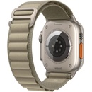 Apple Watch Ultra 2 49 mm titánové puzdro s olivovým alpským ťahom S MREX3CS/A