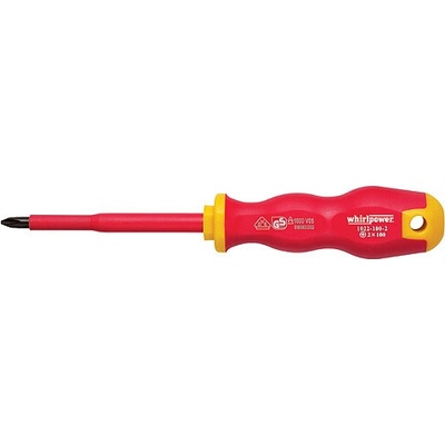 Skrutkovač krížový PZ2 100mm VDE 1000V 2250344 Whirlpower